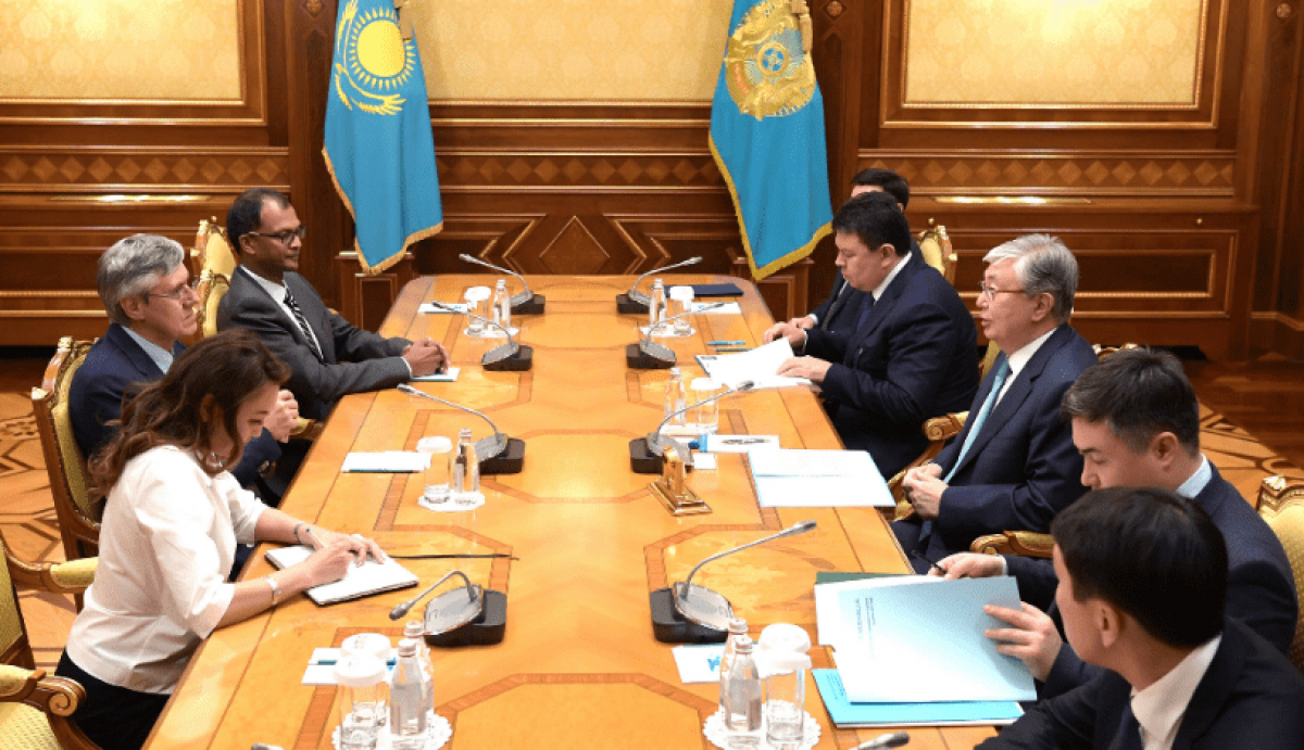 Касым-Жомарт Токаев встретился с Президентом компании «ExxonMobil Production Company»