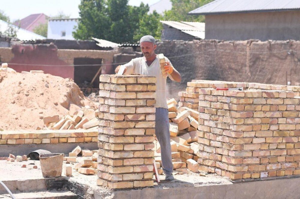 За сутки в Арыси восстановили еще 133 дома