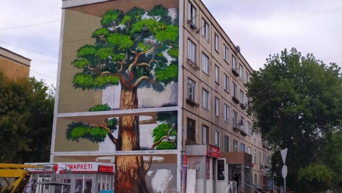 В столице появился новый мурал