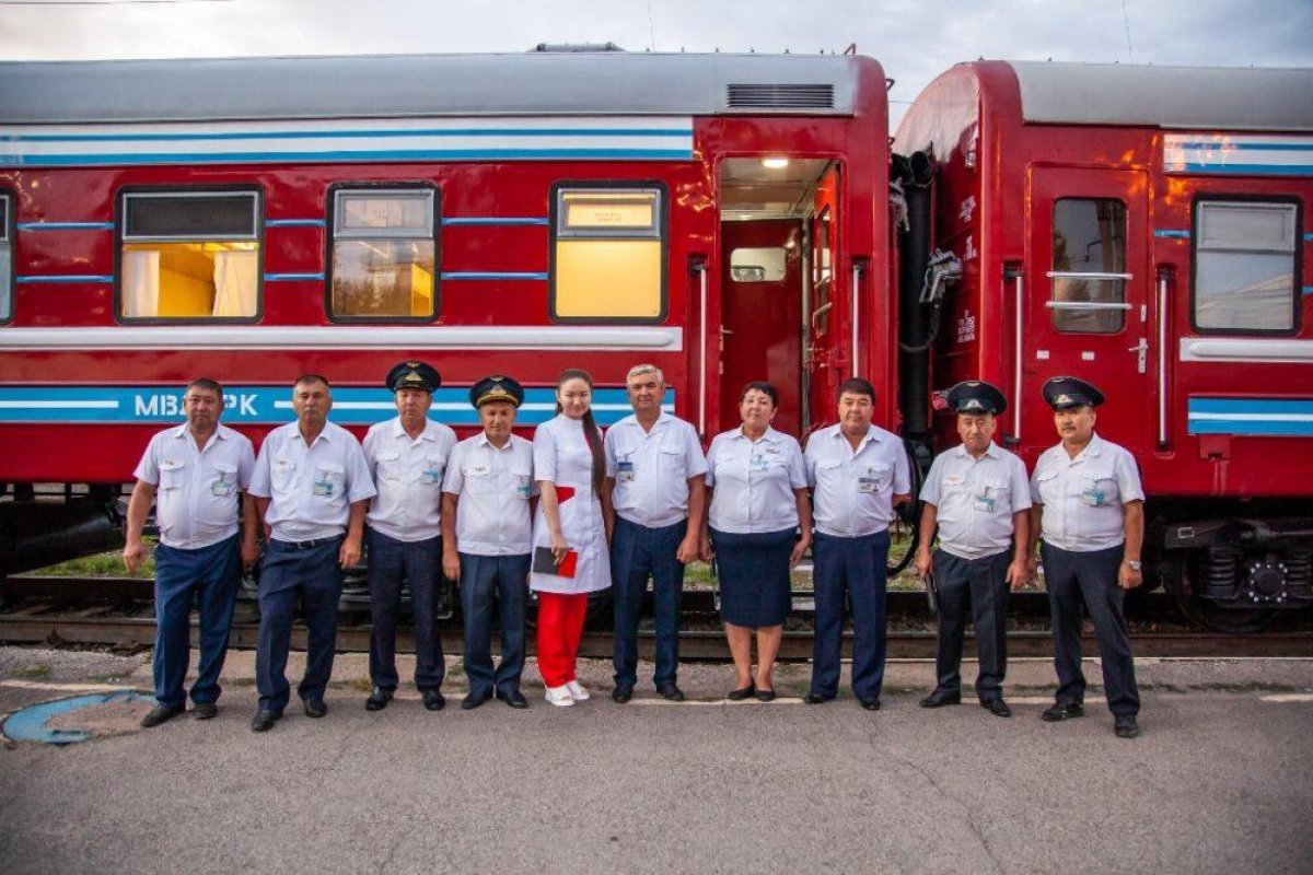 В Казахстане запустили еще один медицинский поезд