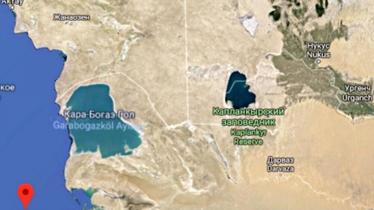 В Каспийском море произошло землетрясение