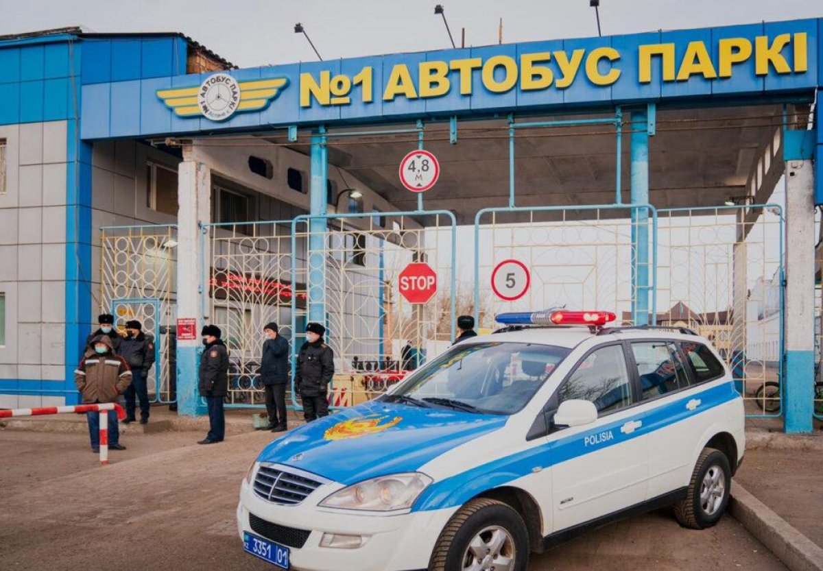 Автобусный парк Нур-Султана закрыт на карантин