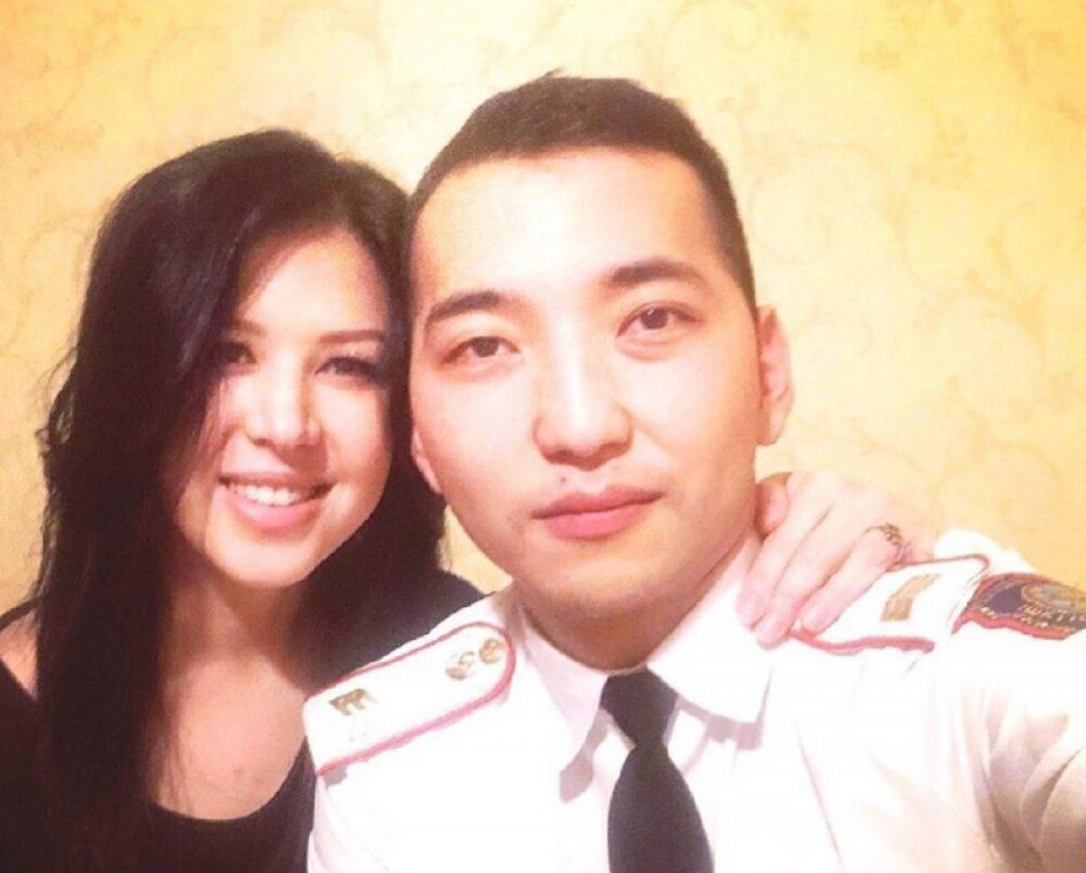Жена погибшего в Алматы полицейского написала трогательный пост в соцсетях