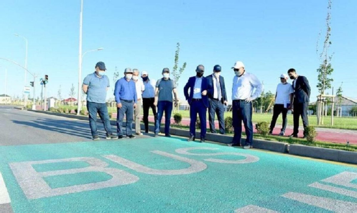На улицах Туркестана появятся полосы для общественного транспорта