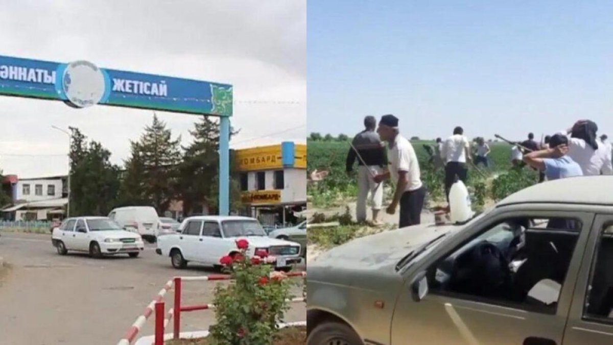 Фермеры устроили драку из-за воды в Туркестанской области