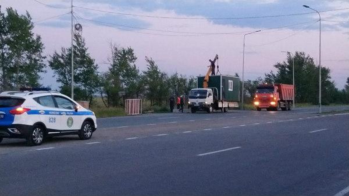 Блокпосты устанавливают на трассах Костанайской области - очевидцы