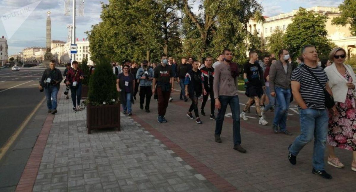 В Минске прошли митинги недовольных решением ЦИК