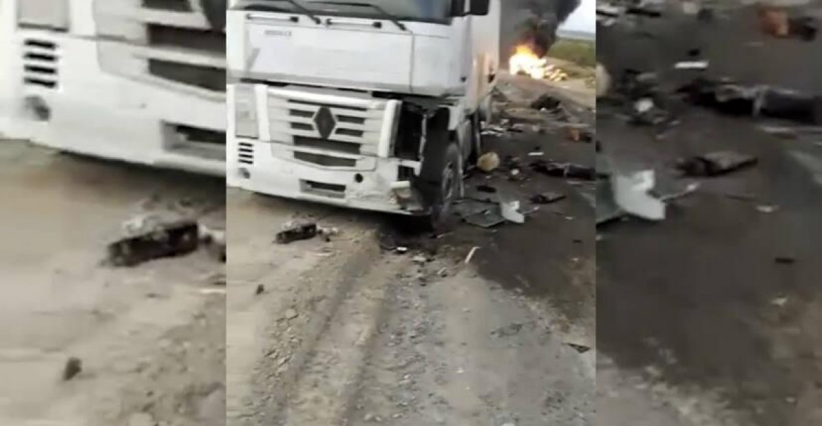 Газовоз врезался в полицейских и взорвался в Алматинской области
