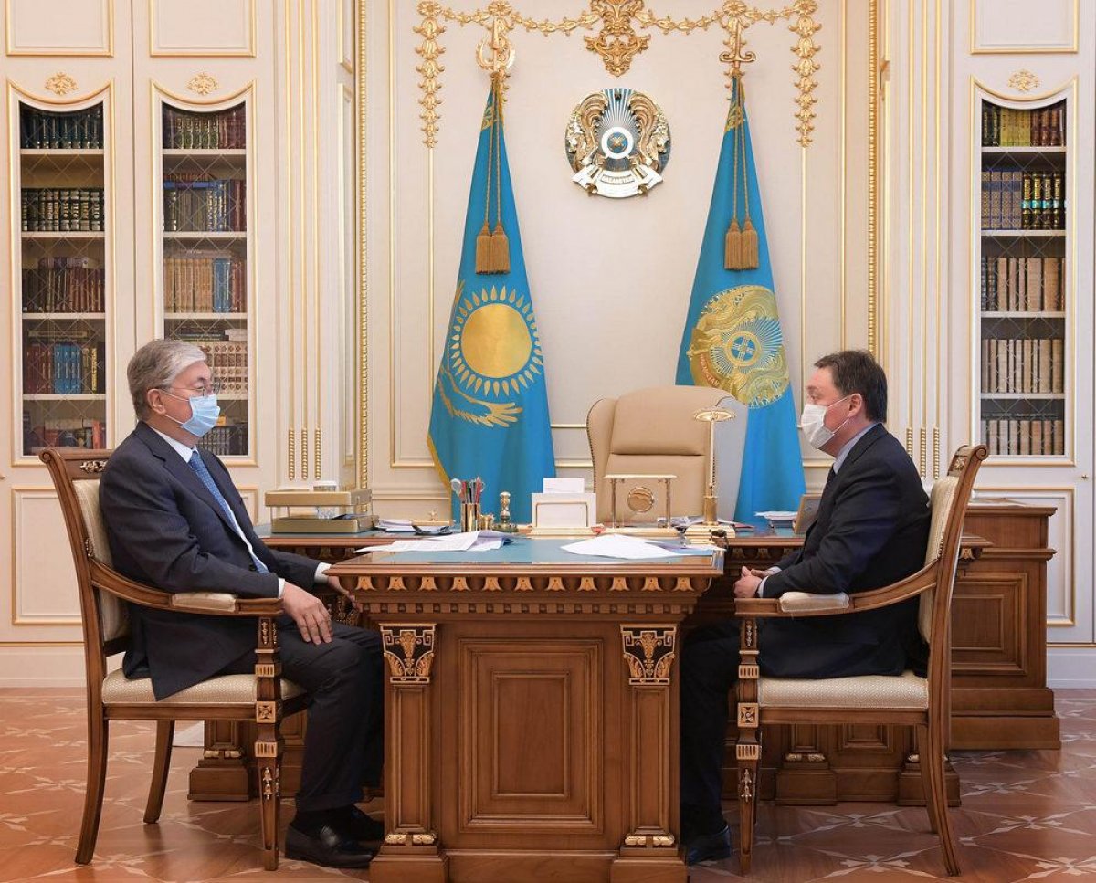 Мамин доложил Токаеву о подготовке к новому учебному году и уборочной кампании