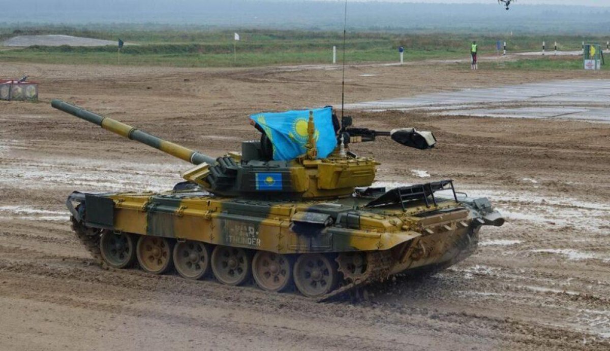 Казахстанский экипаж вновь стал вторым в «Танковом биатлоне»