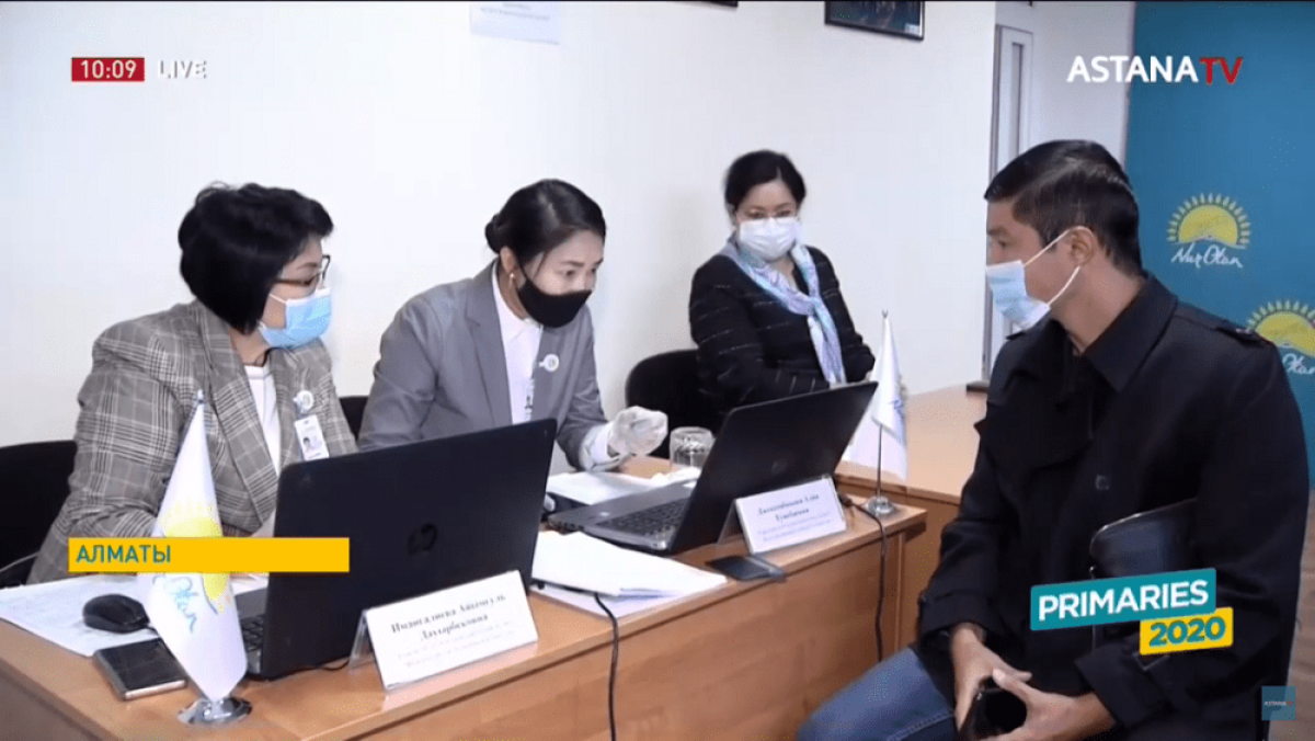 Почти 100 тысяч человек проголосовали на праймериз в Алматы и Алматинской области