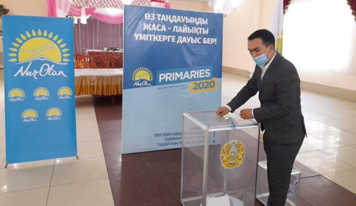 На праймериз Nur Otan в Туркестанской области проголосовали 58 тысяч человек