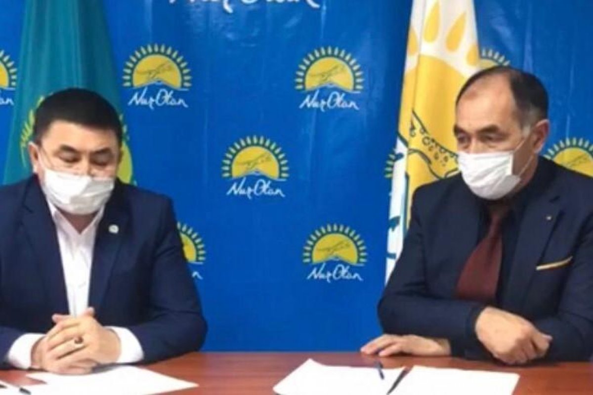 В Акмолинской области партийцы используют новый формат работы в связи с пандемией коронавируса