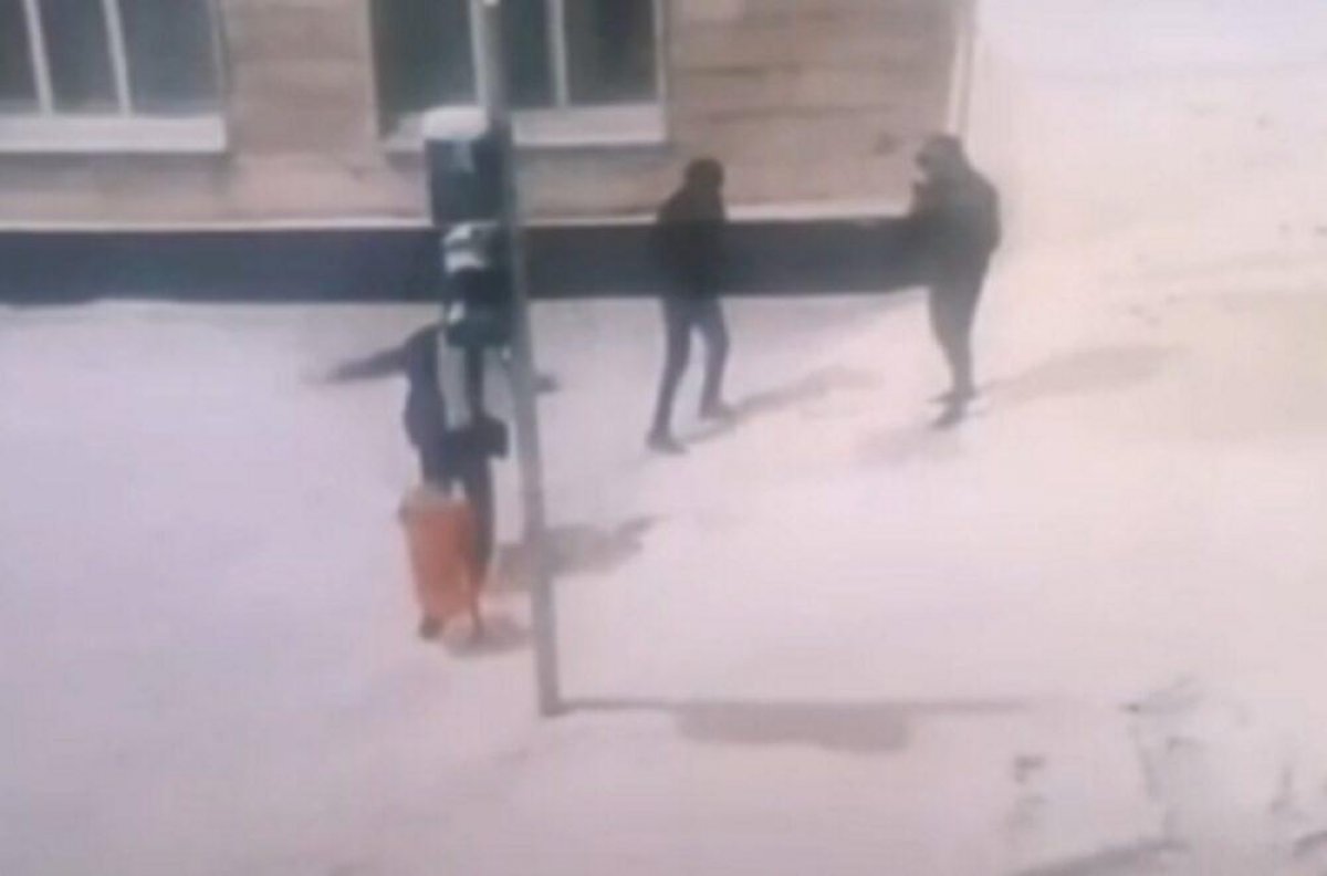 Драка астанчан с «урной» попала на видео
