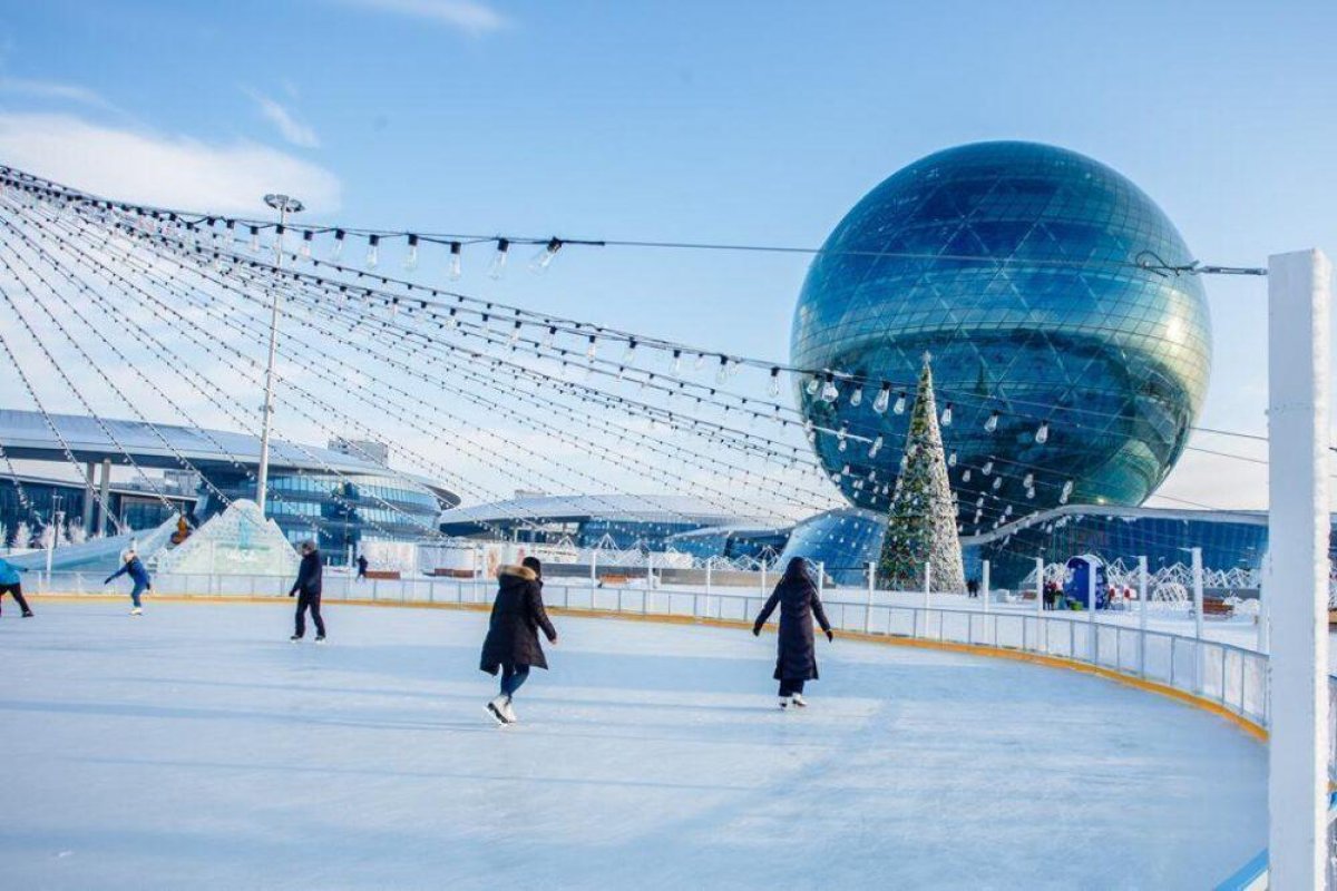 Бесплатный каток с дешевыми коньками откроют на EXPO в Нур-Султане