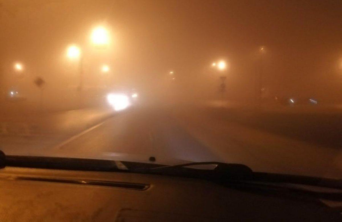 Штормовое предупреждение из-за тумана объявили в семи областях Казахстана