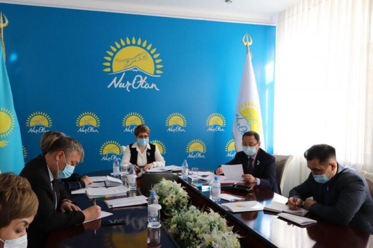 В Карагандинской области прошло заседание депутатской фракции Nur Otan