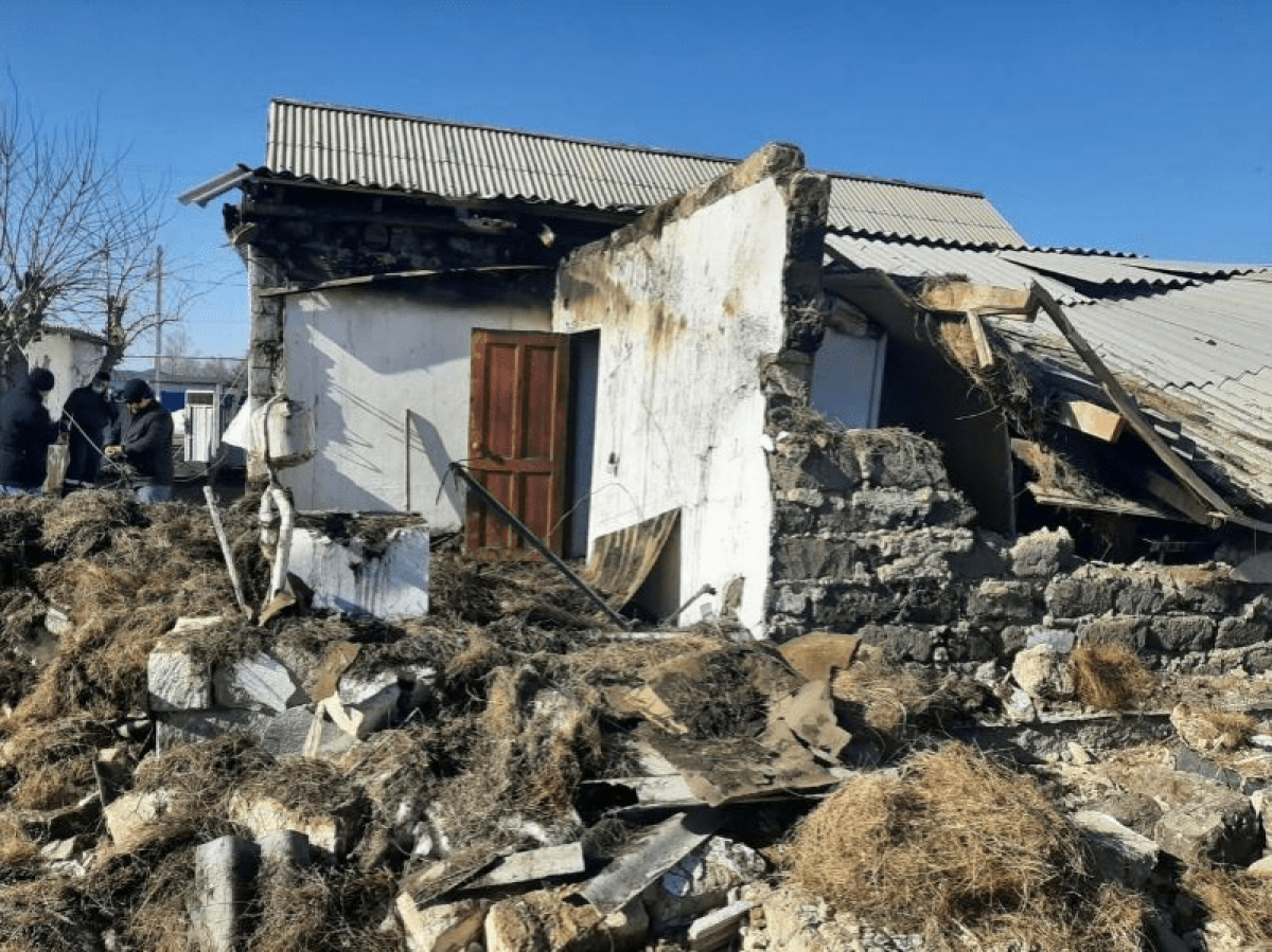 Взрыв произошел в частном доме в Актюбинской области