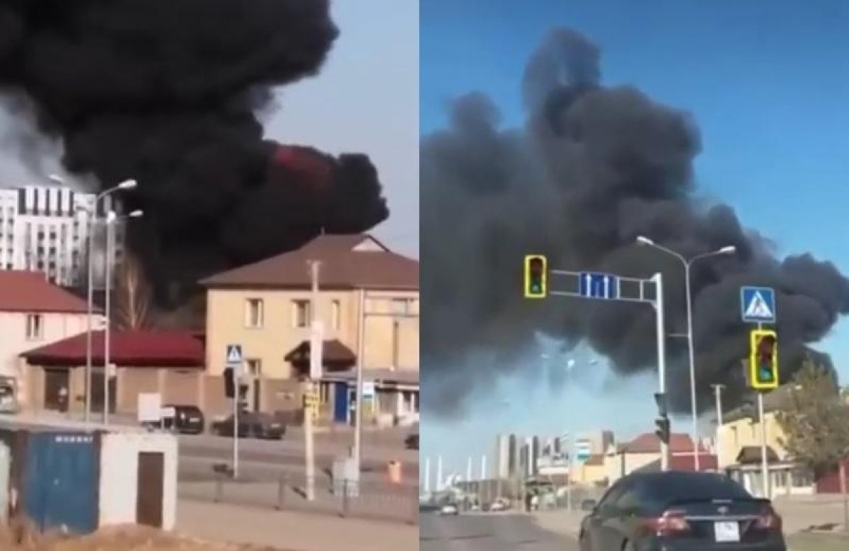 Частный коттедж сгорел в Нур-Султане