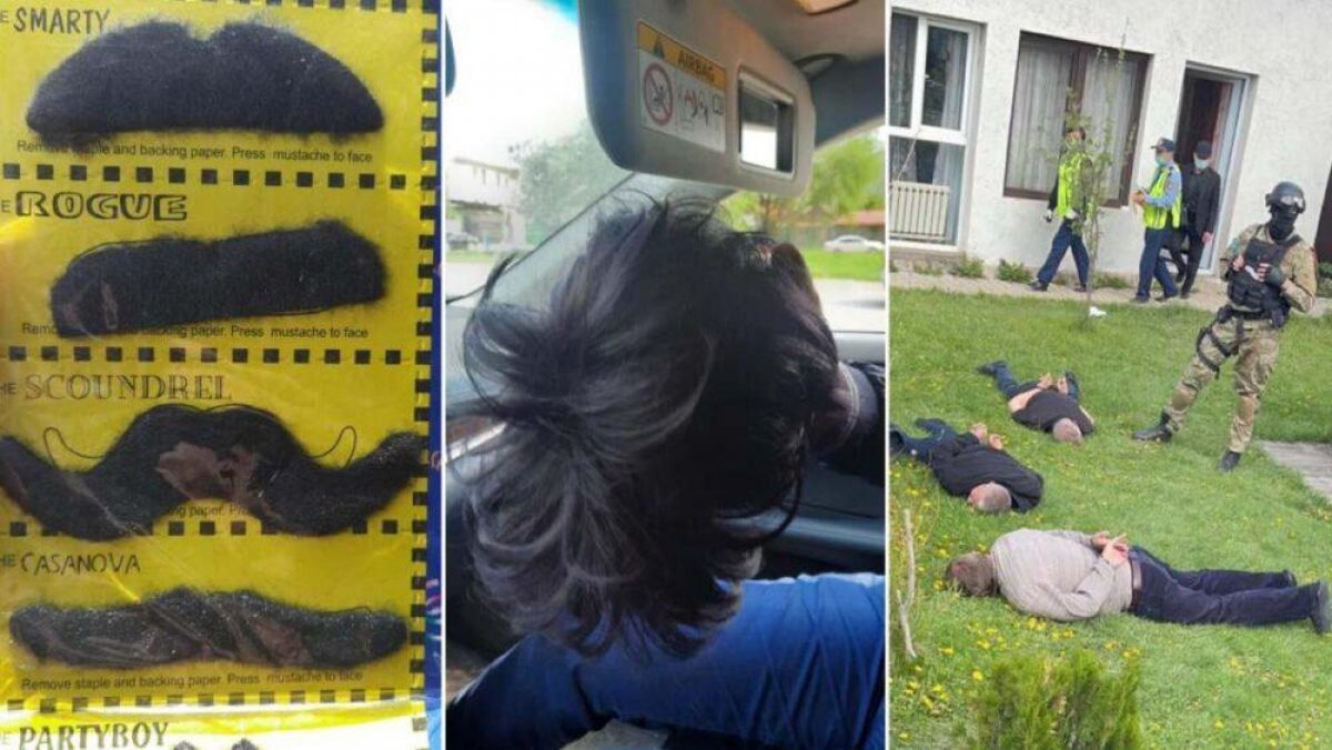 Автоугонщиков с накладными усами и в париках задержали полицейские Алматы