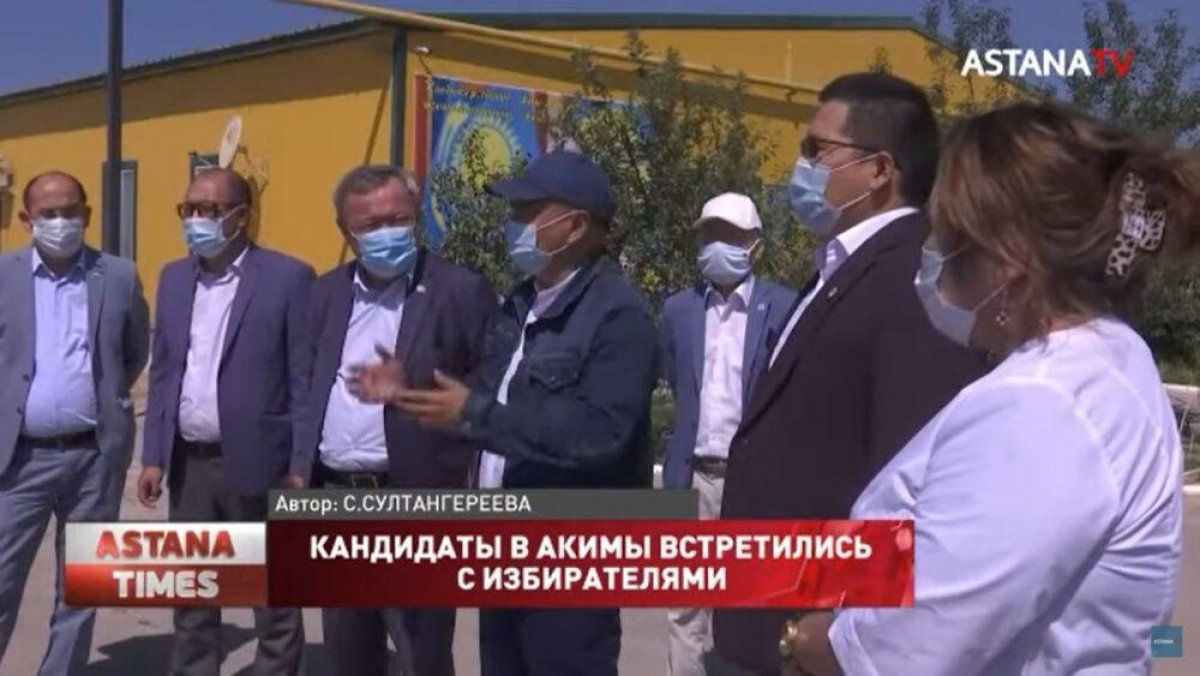 Кандидат от партии Nur Otan в сельские акимы в Мангистауской области ознакомил избирателей со своей программой