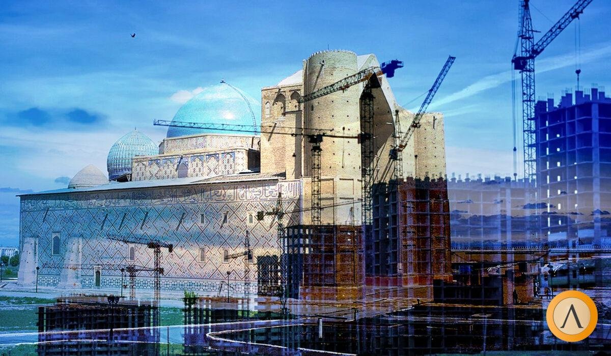В священном месте Туркестана начали строить элитное жилье