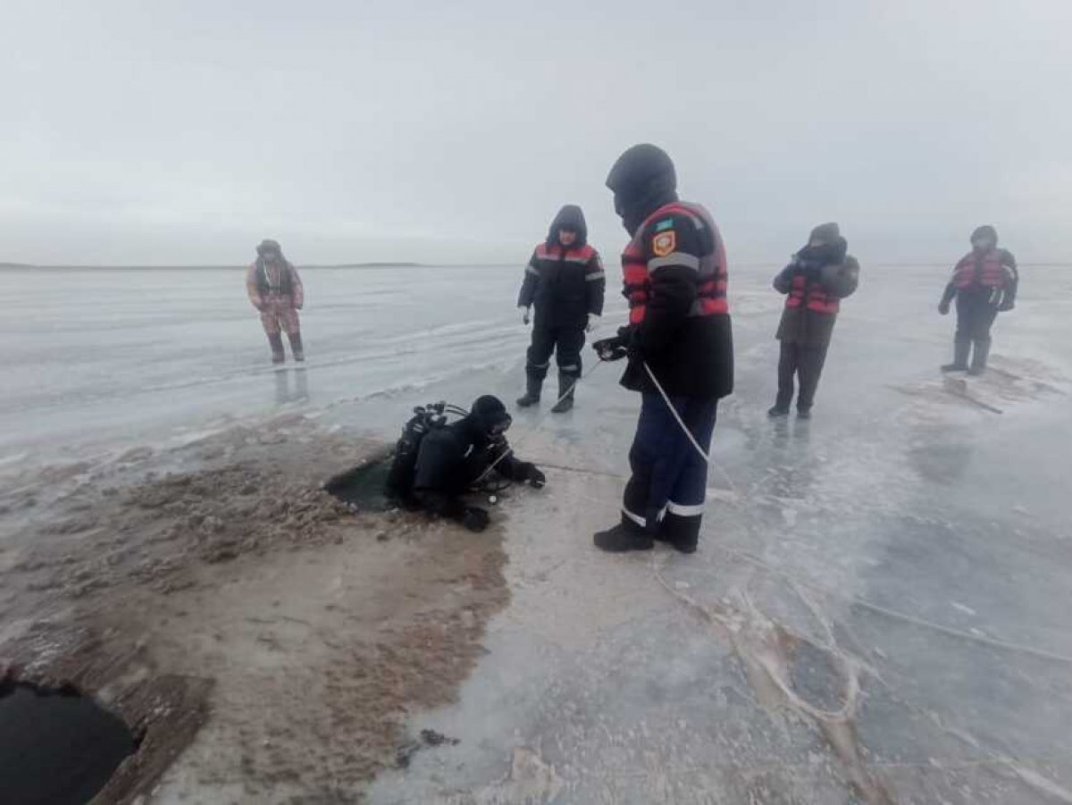 Мать и сын провалились под лед и погибли в Костанайской области