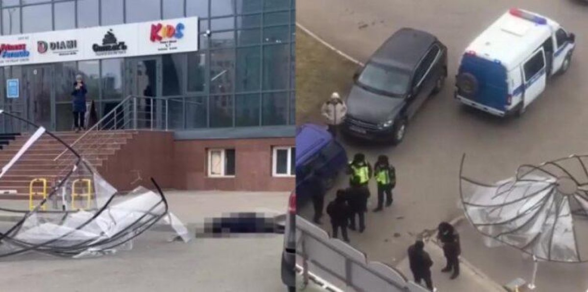 Скончалась женщина, на которую упала металлическая конструкция в Нур-Султане