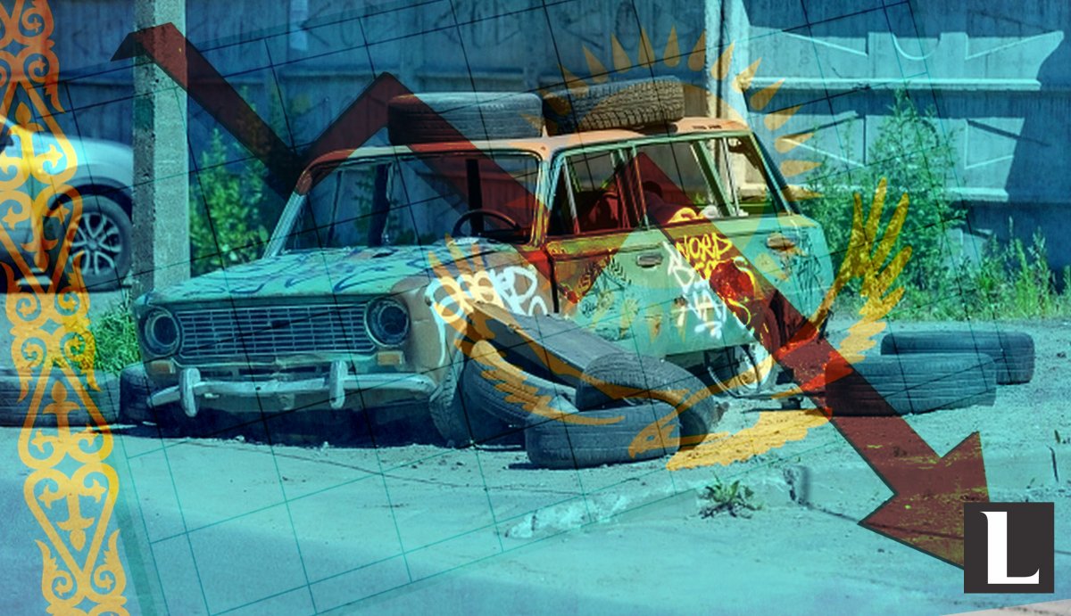 Авторынок Казахстана стремительно стареет, а цены растут