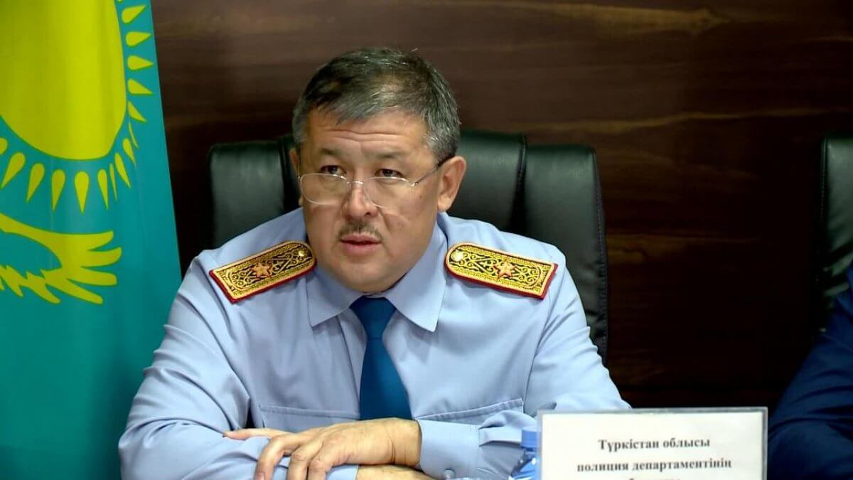 Назначен новый начальник полиции Шымкента