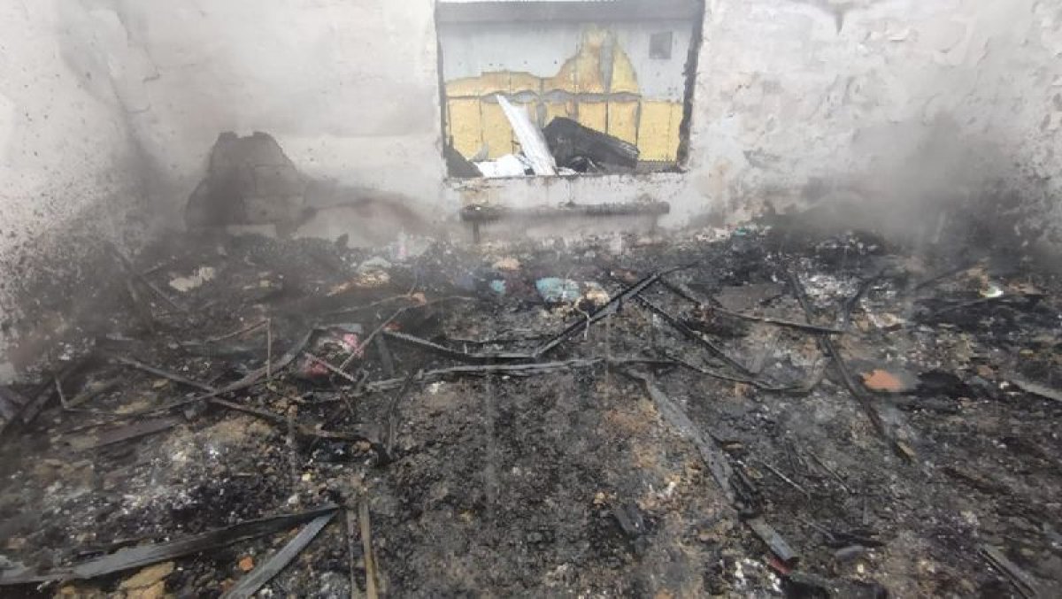 Казахстанец поссорился с женой и сжег собственный дом