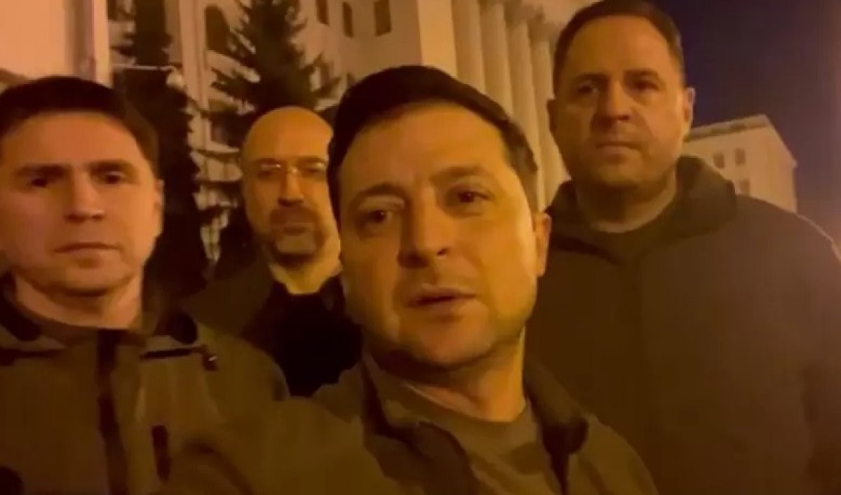 Зеленский записал видео о своем местонахождении