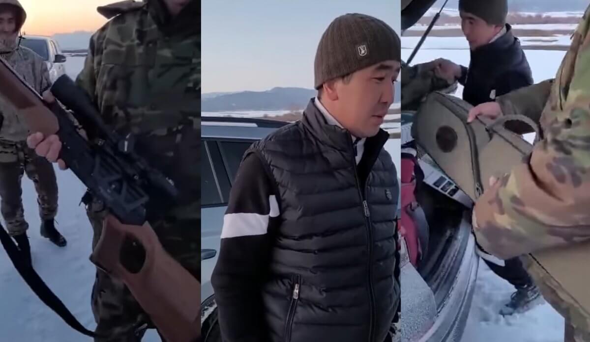 За незаконную охоту задержали замакима в Алматинской области