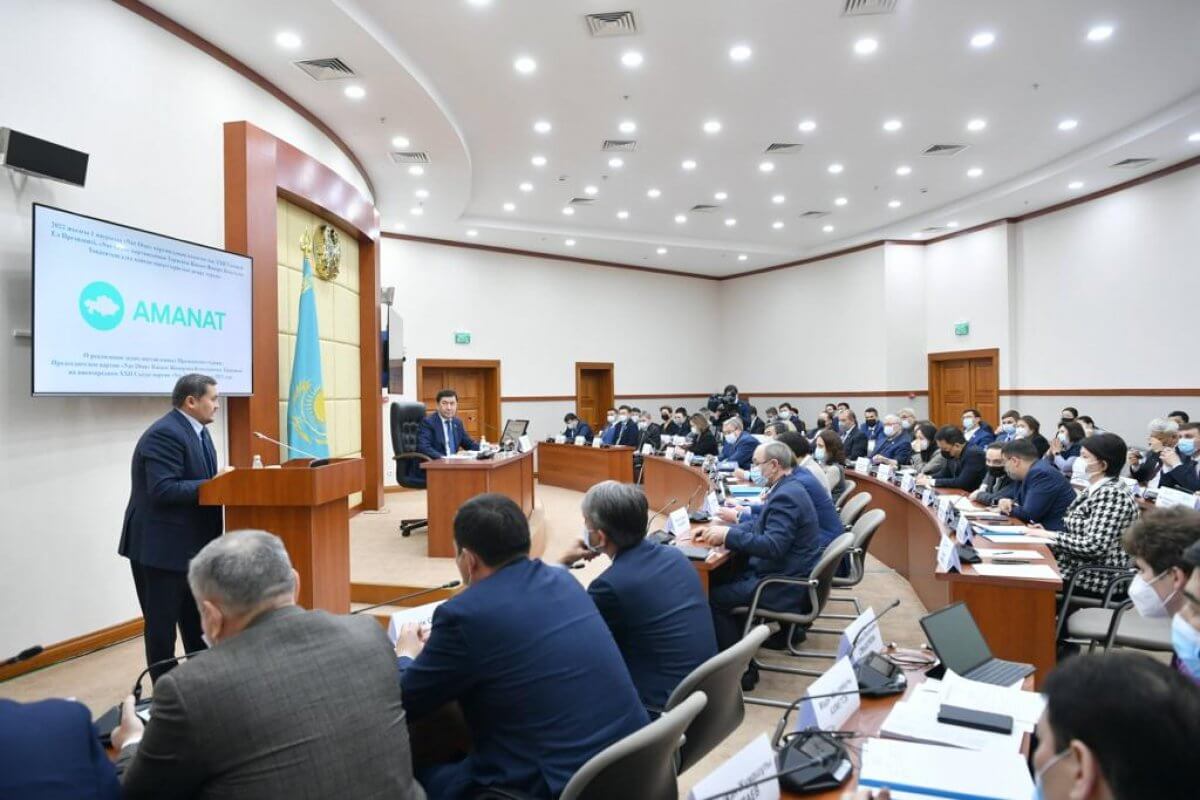 Фракция партии AMANAT определила приоритеты на предстоящий период