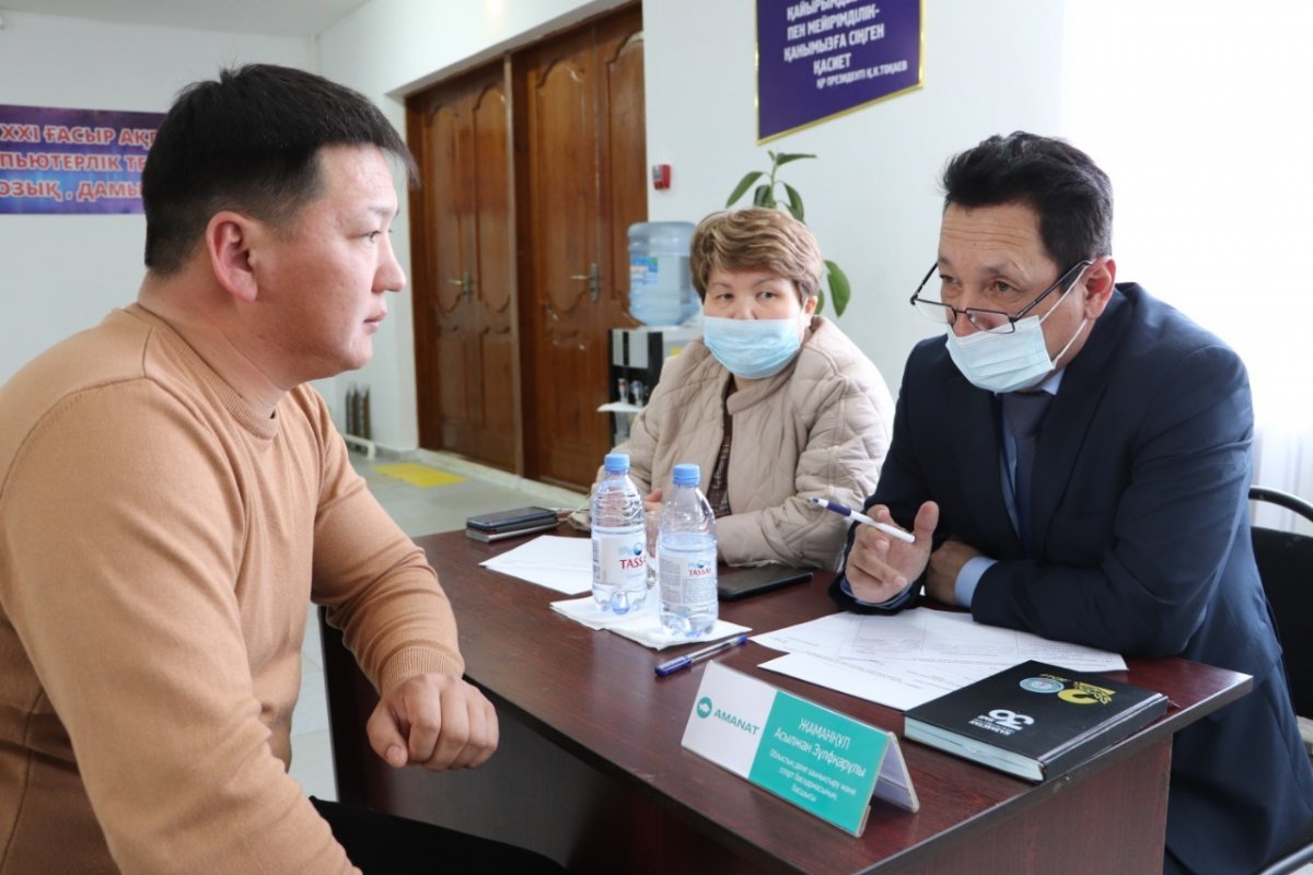 Партийцы посетили пять сел Кызылординской области