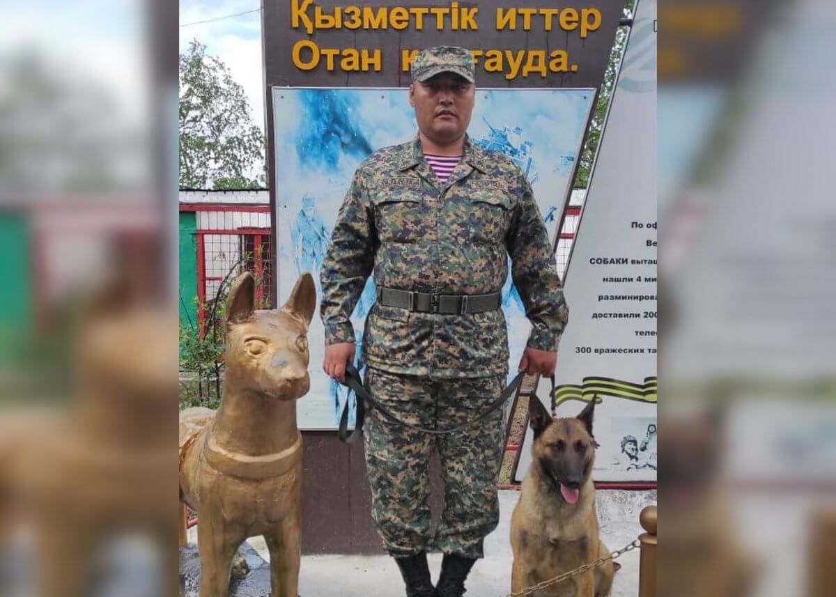 Гвардеец нашел пропавшую пенсионерку из Степногорска в трех километрах от города