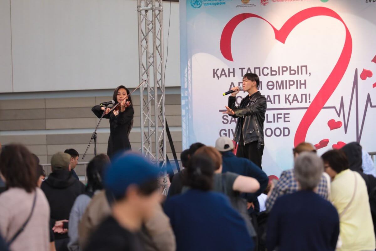 В Нур-Султане отметили день донора крови