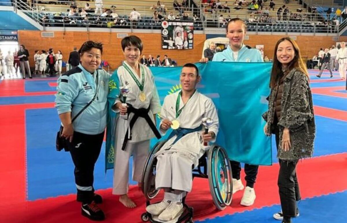 Казахстанские паракаратисты выиграли чемпионат мира в Италии