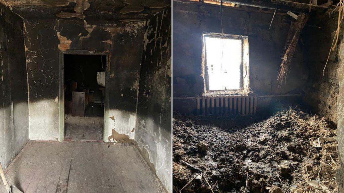 Парень из ревности поджег дом возлюбленной в Алматинской области