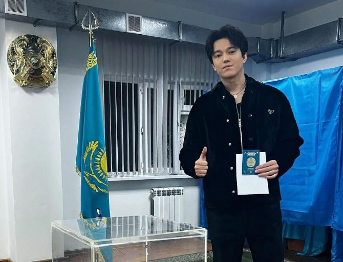 Димаш Кудайберген проголосовал на выборах президента