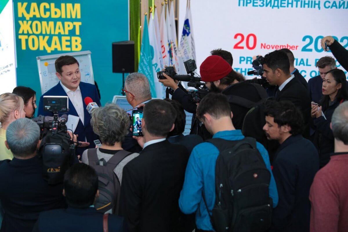 44 иностранных СМИ из 37 стран мира посетили штаб Токаева