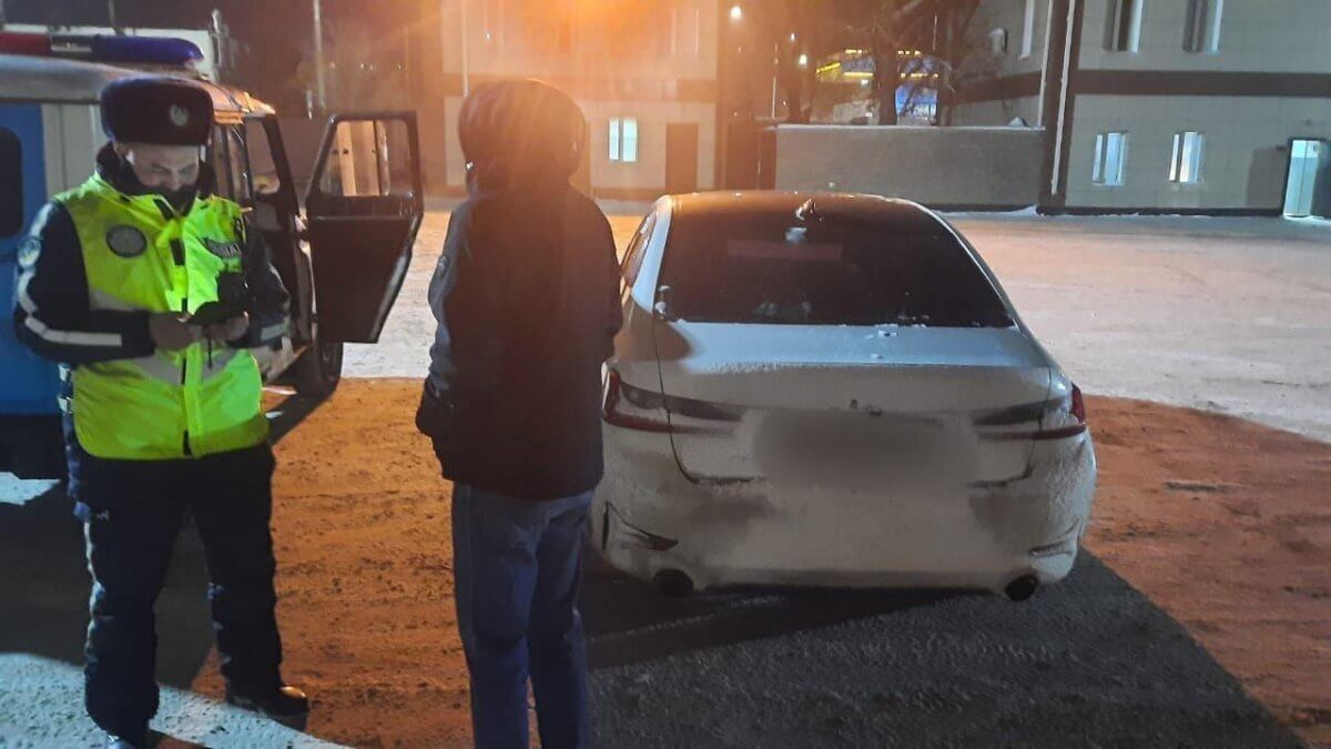На 107 тысяч тенге оштрафовали водителя-дрифтера в Павлодаре