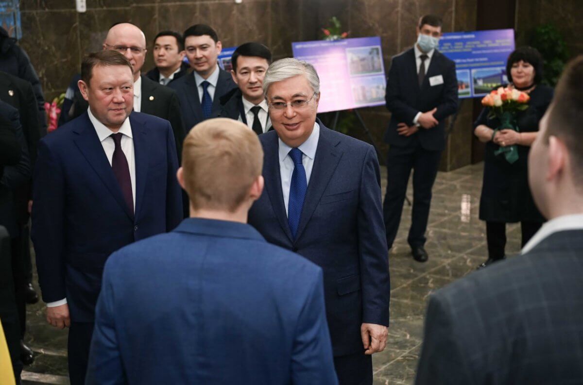 Президент побеседовал с молодежью Костанайской области