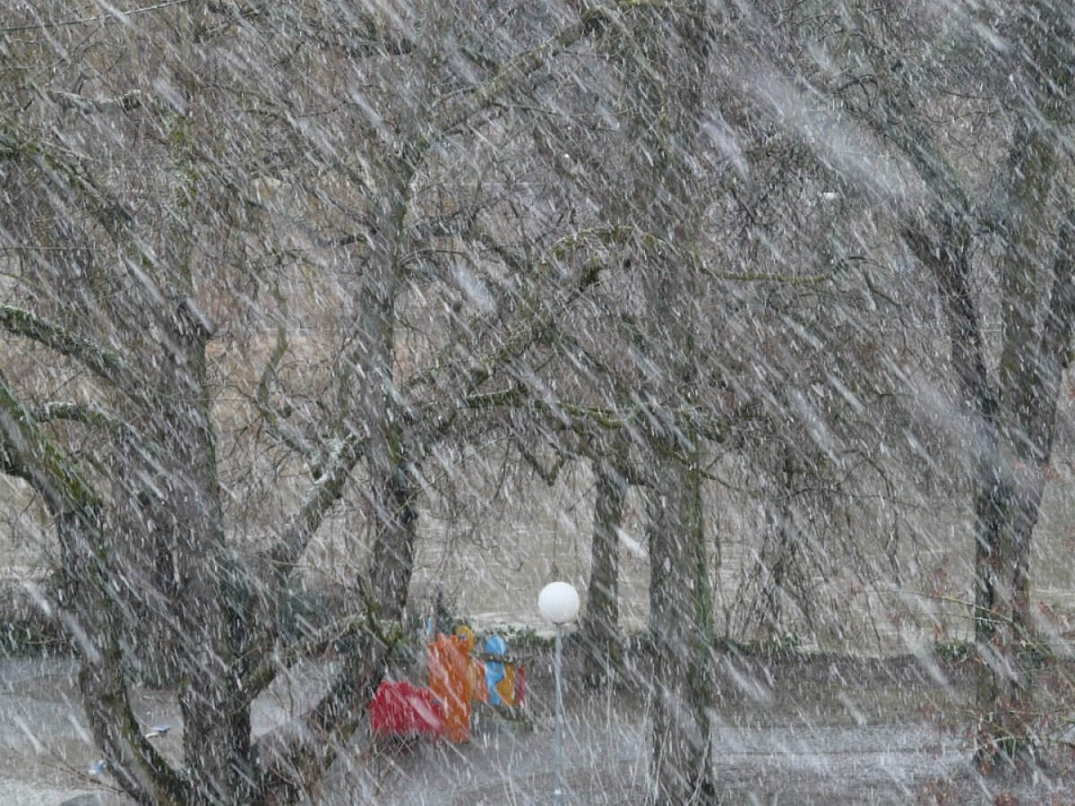 Снег с метелью прогнозируют на большей части территории Казахстана