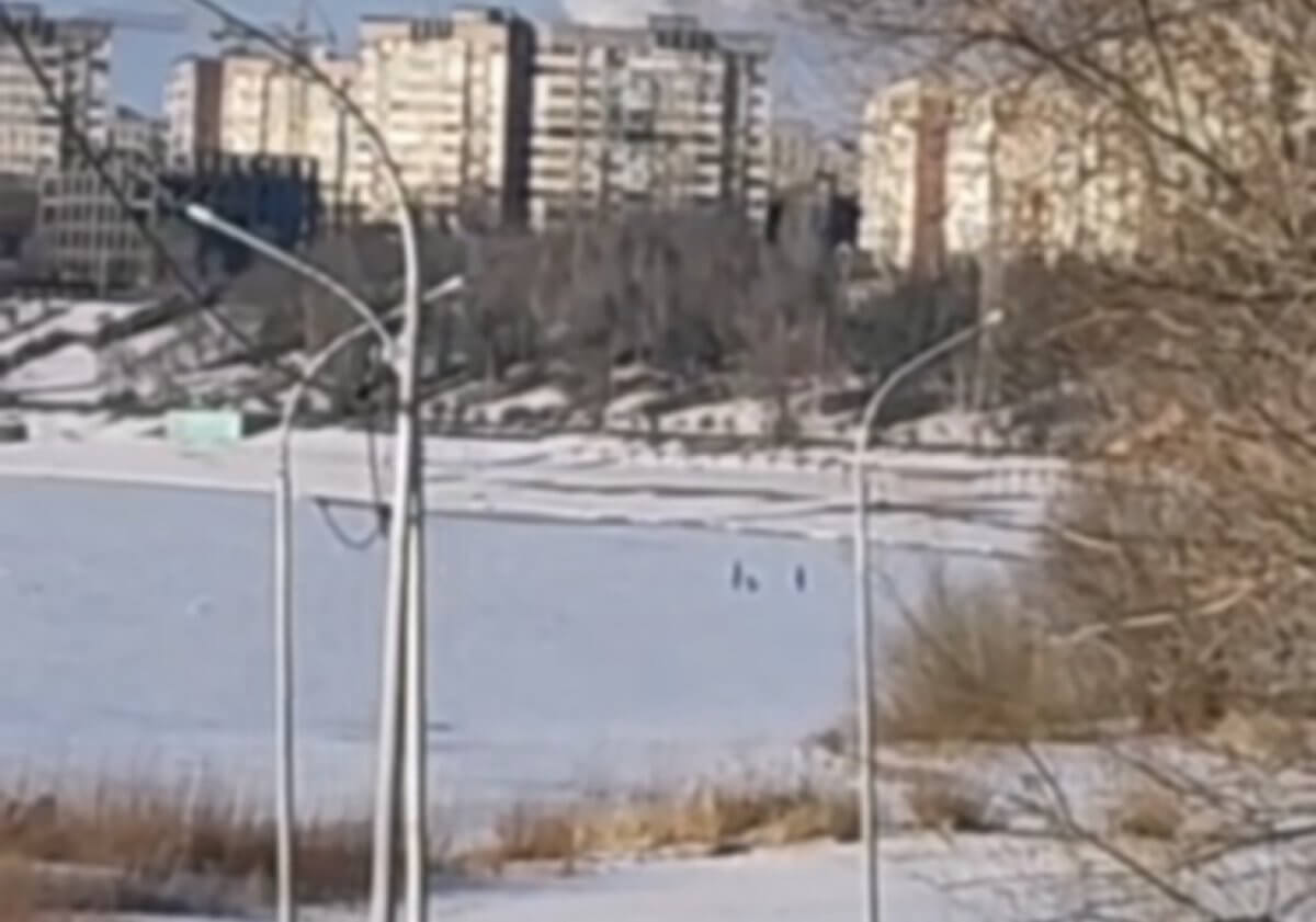 Опасная прогулка: пятерых подростков обнаружили на льду в Павлодаре
