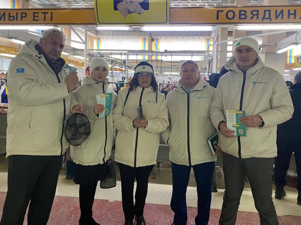 Кандидаты в депутаты от AMANAT встретились c избирателями Акмолинской области