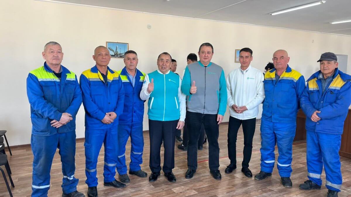 Аманатовцы встретились с коммунальщиками Жамбылской области