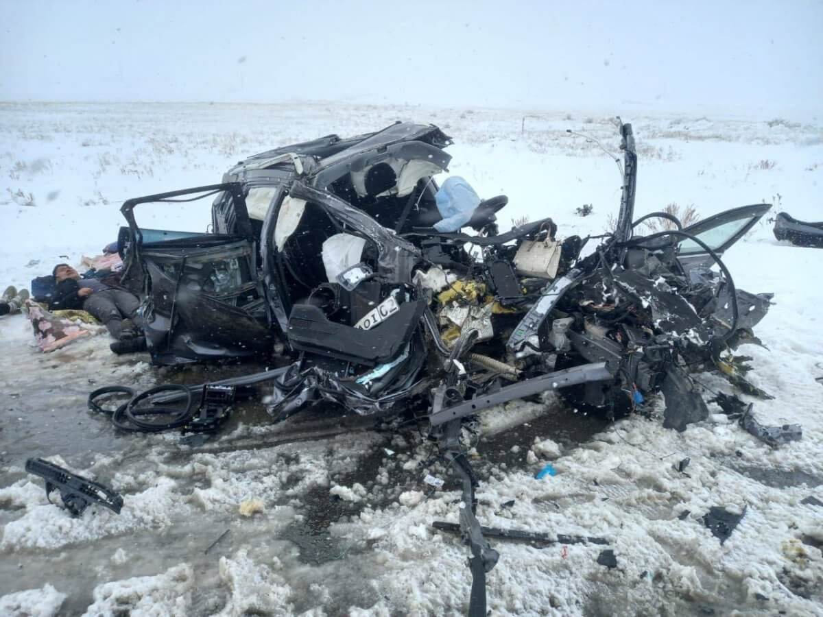 Смертельное ДТП произошло в области Жетысу из-за погодных условий
