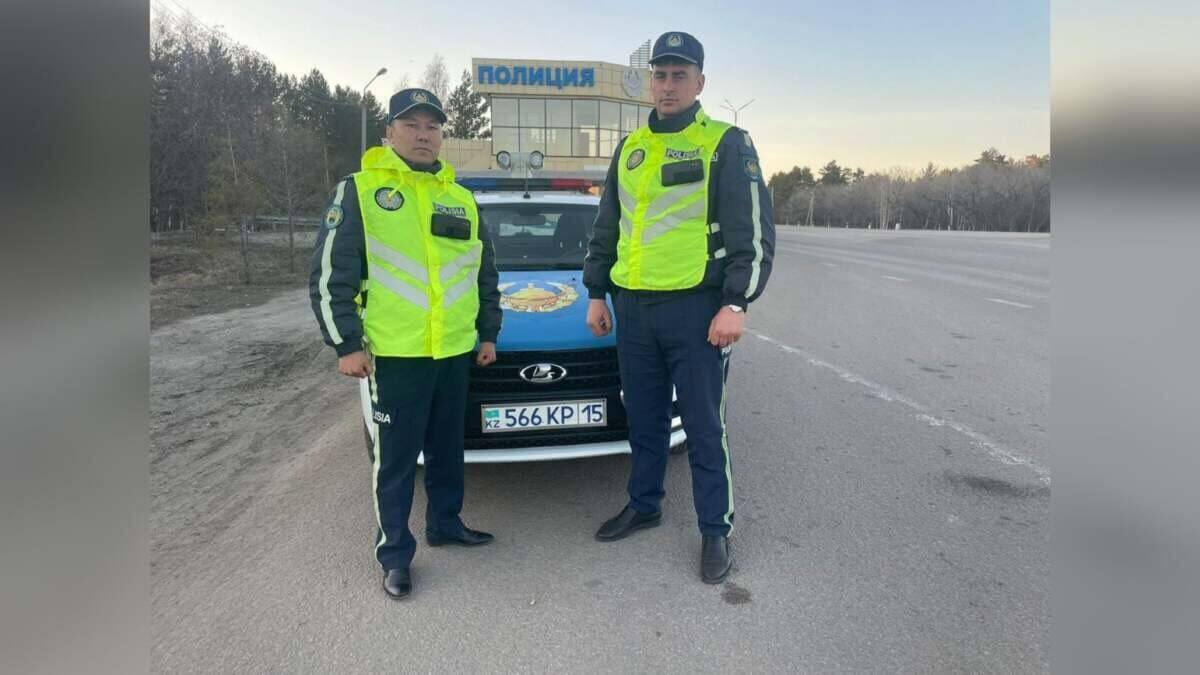 Роженицу довезли до больницы на патрульном авто полицейские СКО