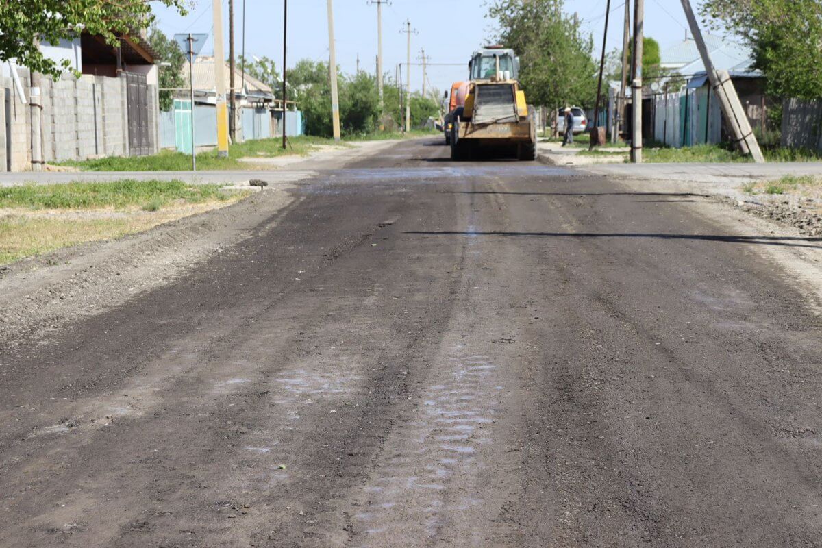 AMANAT помог решить вопрос с дорогой в Жамбылской области